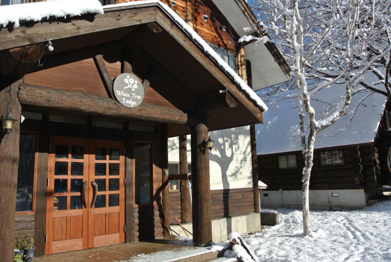 White Tree Log House Madarao Tangram Lejlighedshotel Shinano  Eksteriør billede